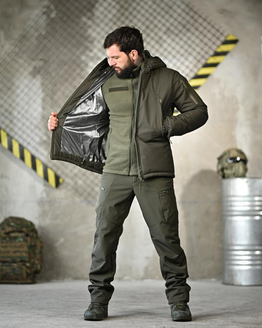 Зимовий тактичний костюм олива REDONDO 5в1 ТР6623 Одеса - фото 2