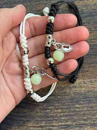 Парные браслеты «Замок и ключ» – светятся в темноте Киев