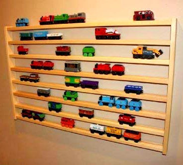 Стеллаж для игрушечных машинок 