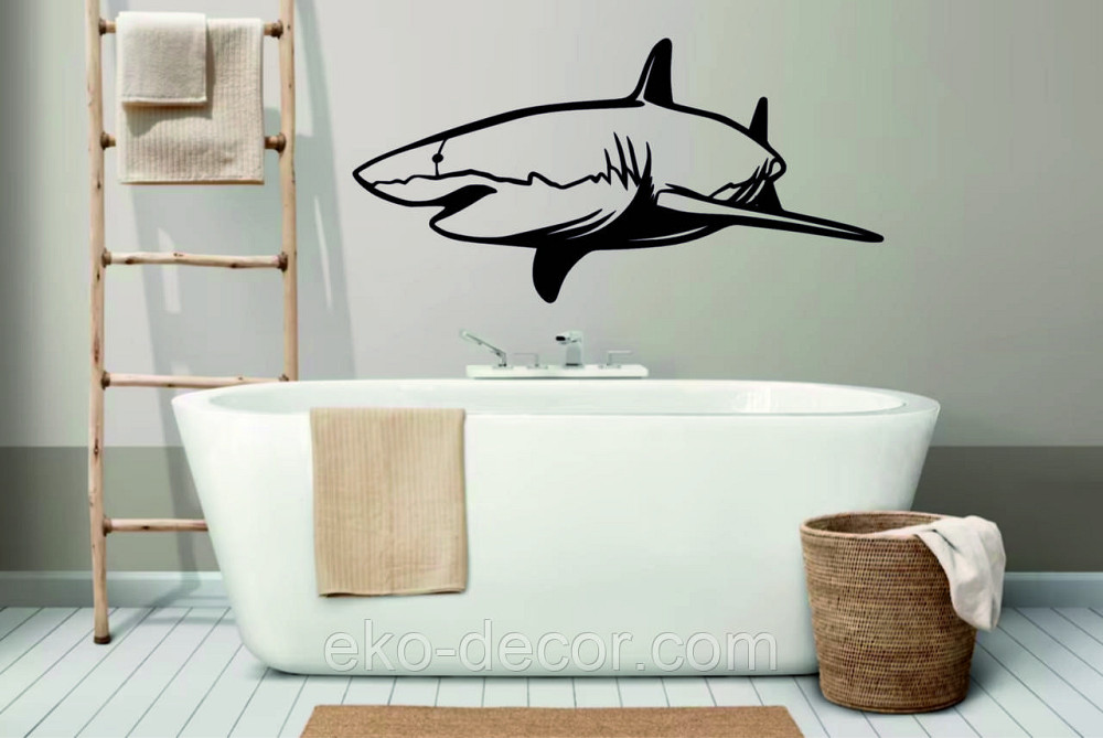 Декоративне настінне Панно «Акула» Декор на стіну Київ - фото 1