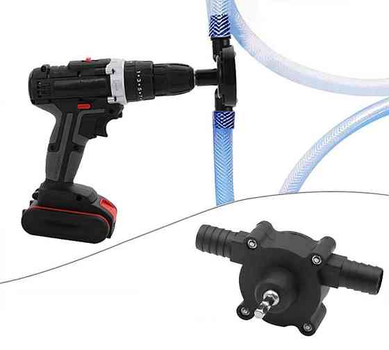 Насос на дриль для перекачування дизельного палива, води Rewolt SL015 Чернігів