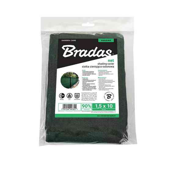 Сітка затіняюча для альтанки 90%, 1,5x10м BRADAS Польща Київ
