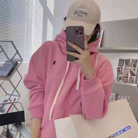 Женская трендовая повседневная худи тринитка на флисе Одесса