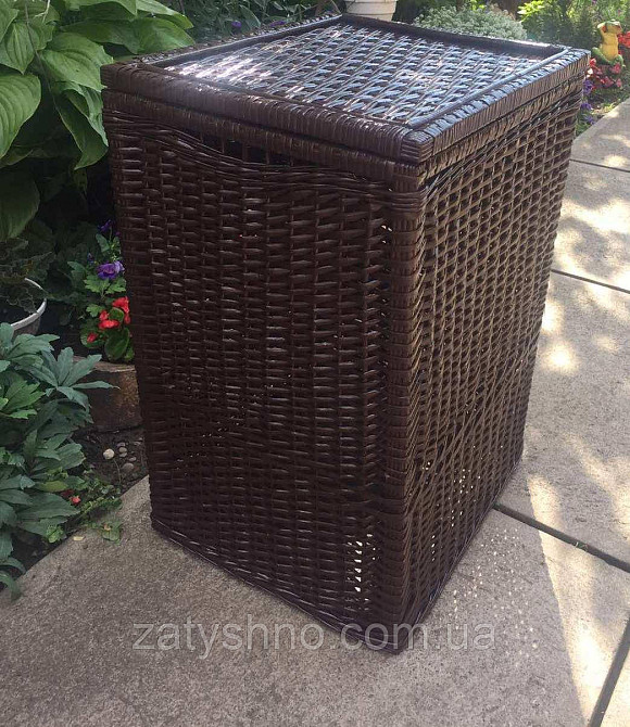 Коричневый ящик плетеный Киев - изображение 2