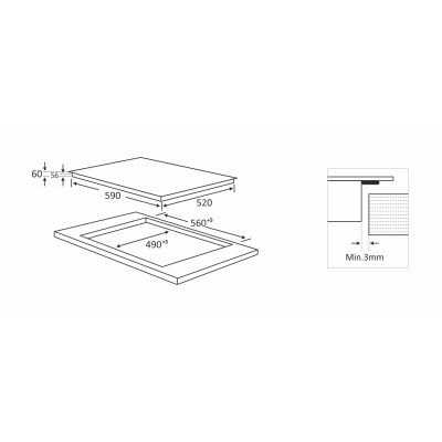 Варочна поверхня Interline HIV 569 SIZ BA Вінниця - фото 2