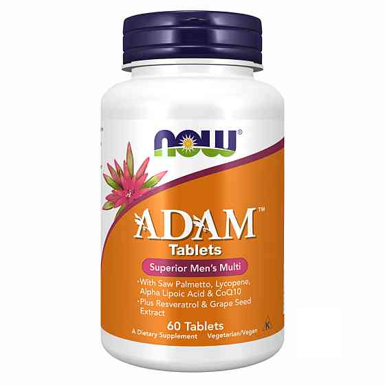 Витамины для мужчин Now Foods Adam 60 tabs Киев