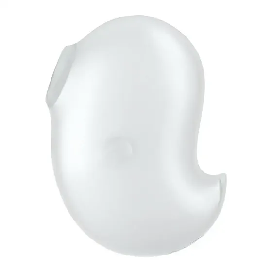 Вакуумний кліторальний стимулятор із вібрацією Satisfyer Cutie Ghost White Львів