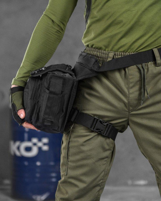 Сумка стегна Silver Knight black (229) ВТ6753 Одеса - фото 11