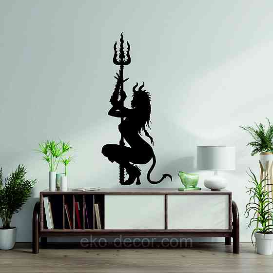 Декоративне настінне Панно «Дівчина Дияволиця», Декор на стіну Київ