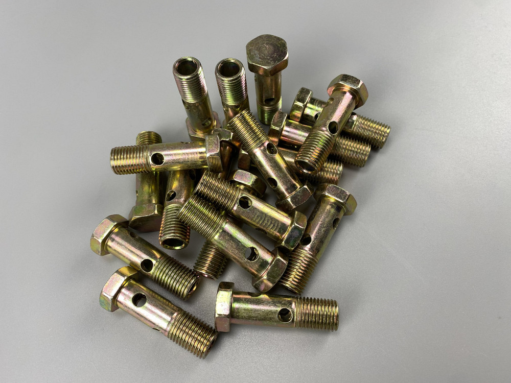 Болт-штуцер M 14 × 1.5 × 50 2 отвори  універсальний Мукачево - фото 9