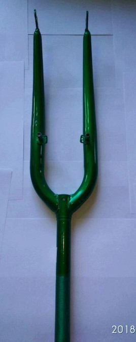 Вилка велосипедна жорстка (з кріпленням V-brake, 28) (зелена) Мукачево - фото 1