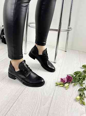 D and V Туфлі жіночі D and V 2029 чорні (весна-осінь, шкіра натуральна) (2240) лише 38р. Коломия