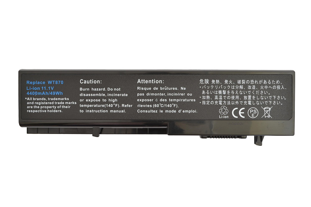 Аккумулятор для ноутбука Dell RK813 Studio 1435 11.1V Black 4400mAh OEM Винница - изображение 1