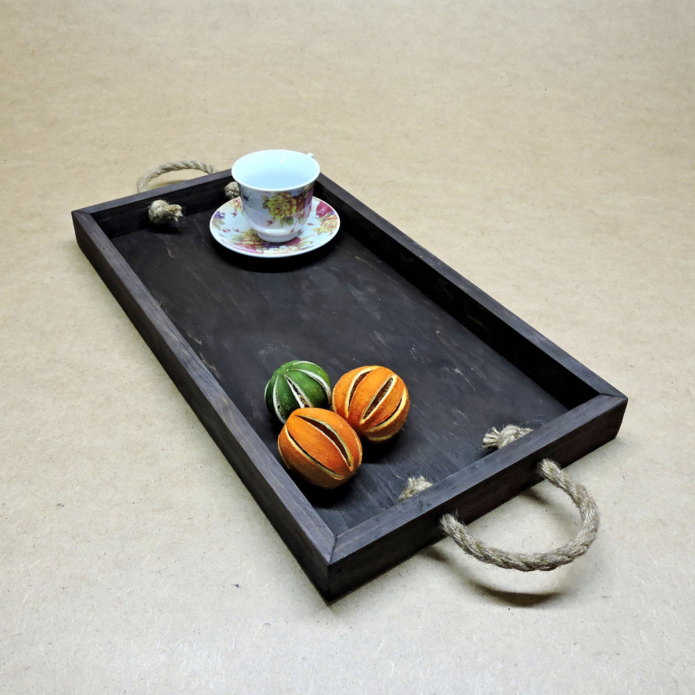 Піднос дерев'яний "Шарлеруа 50х27" венге Миколаїв - фото 1