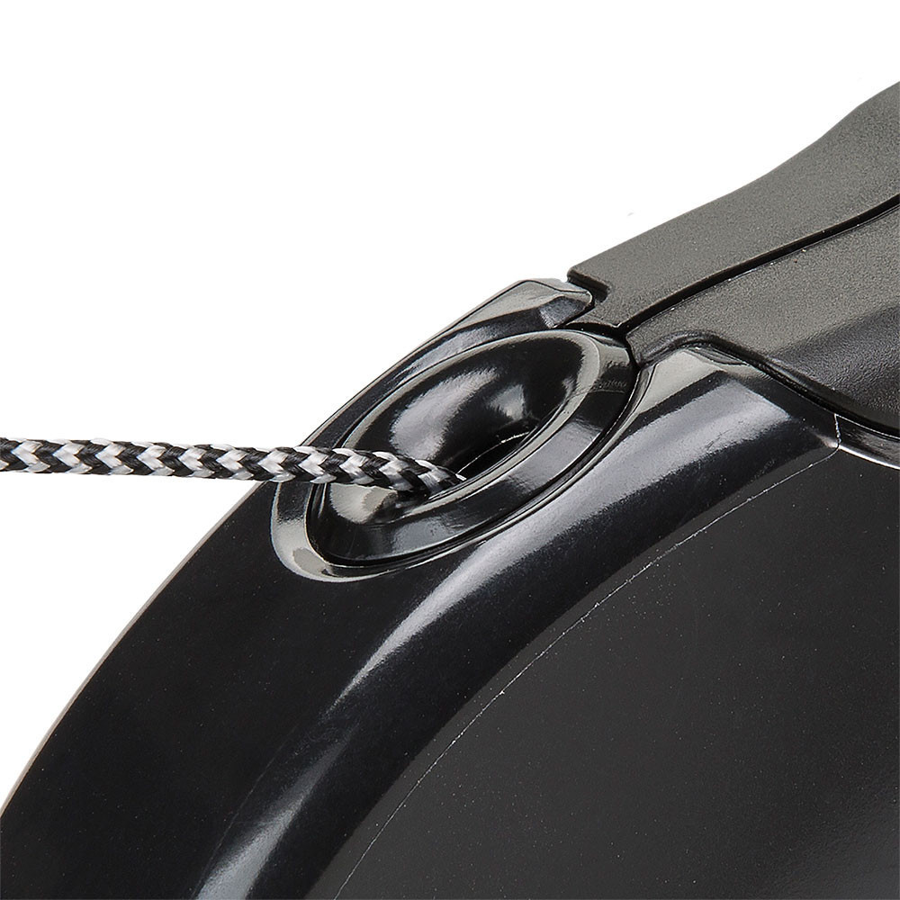 Поводир - рулетка для собак з шнуром Ferplast Amigo Cord (Ферпласт Аміго Корд) 16 х 3.8 х h 15 см - L, чорний Запоріжжя - фото 4