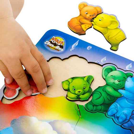 Деревянный пазл-вкладыш 