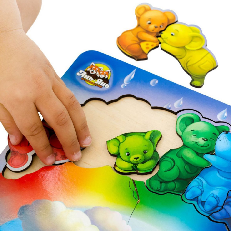 Деревянный пазл-вкладыш 