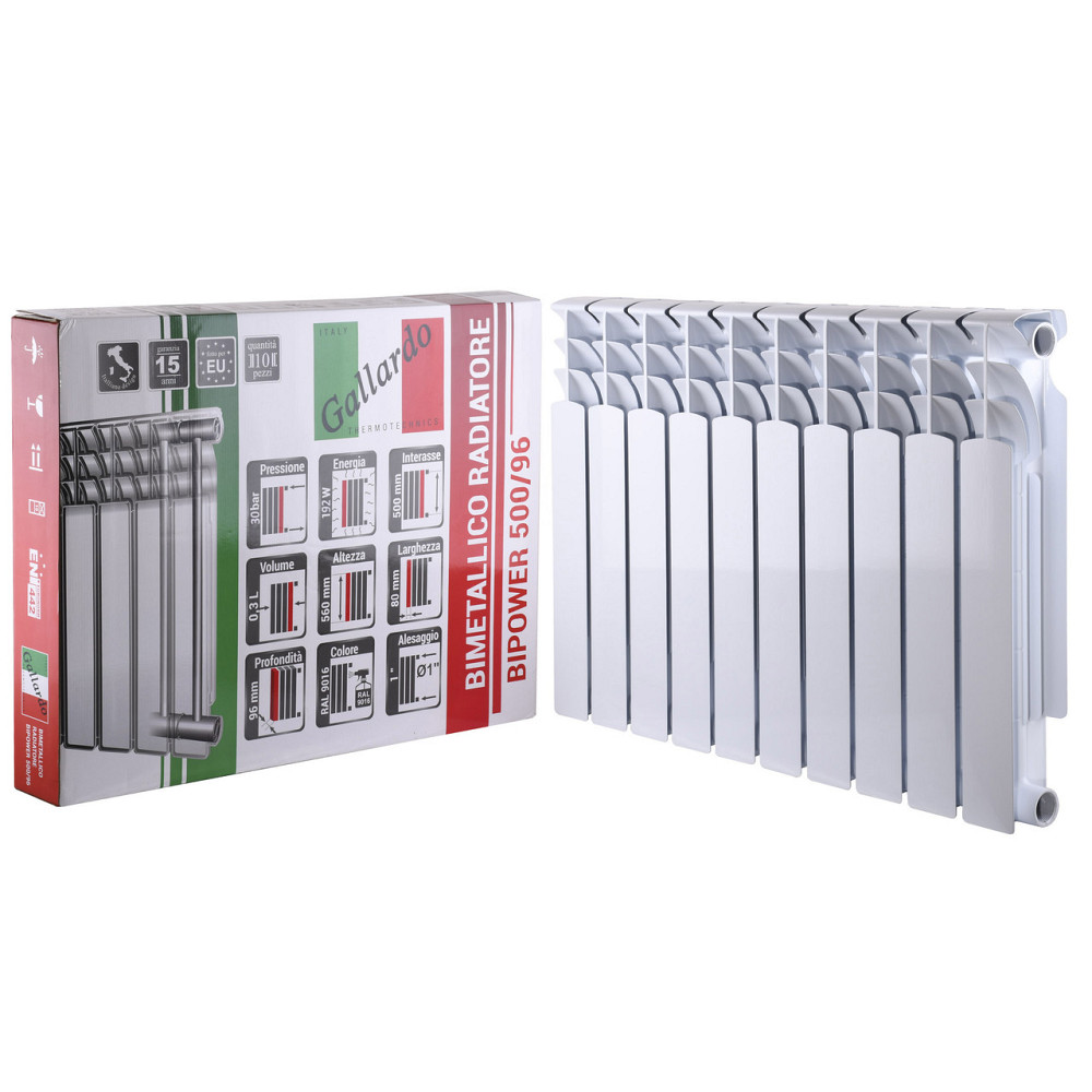 Радиатор биметаллический секционный GALLARDO BIPOWER 500/96 (кратно 10) Киев - изображение 1