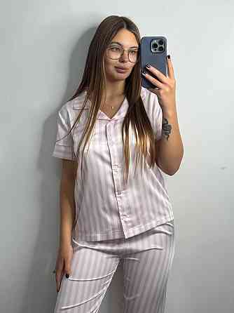 Жіноча піжама сатин Рожевий XS-S Харків