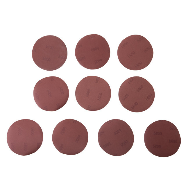 Круг наждаковий на липучці 125 мм, папір клас E, щільність 220 г/м², К600, 10 од. INTERTOOL BT-0570 Київ - фото 4