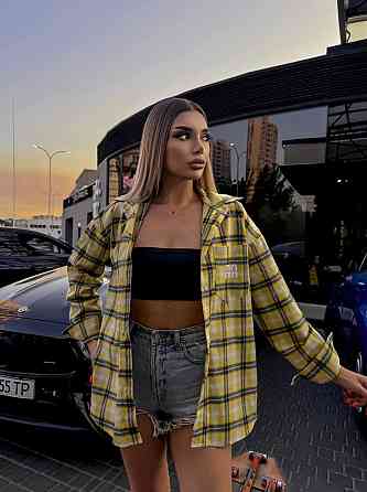 Жіноча сорочка в клітинку ( з накатом) Одеса