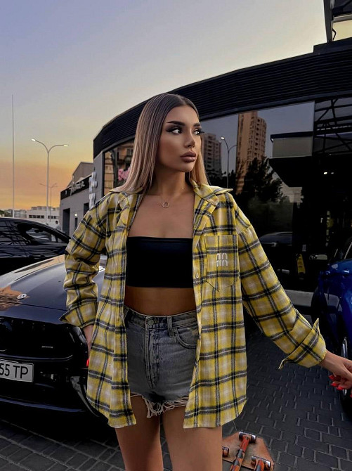 Жіноча сорочка в клітинку ( з накатом) Одеса - фото 4