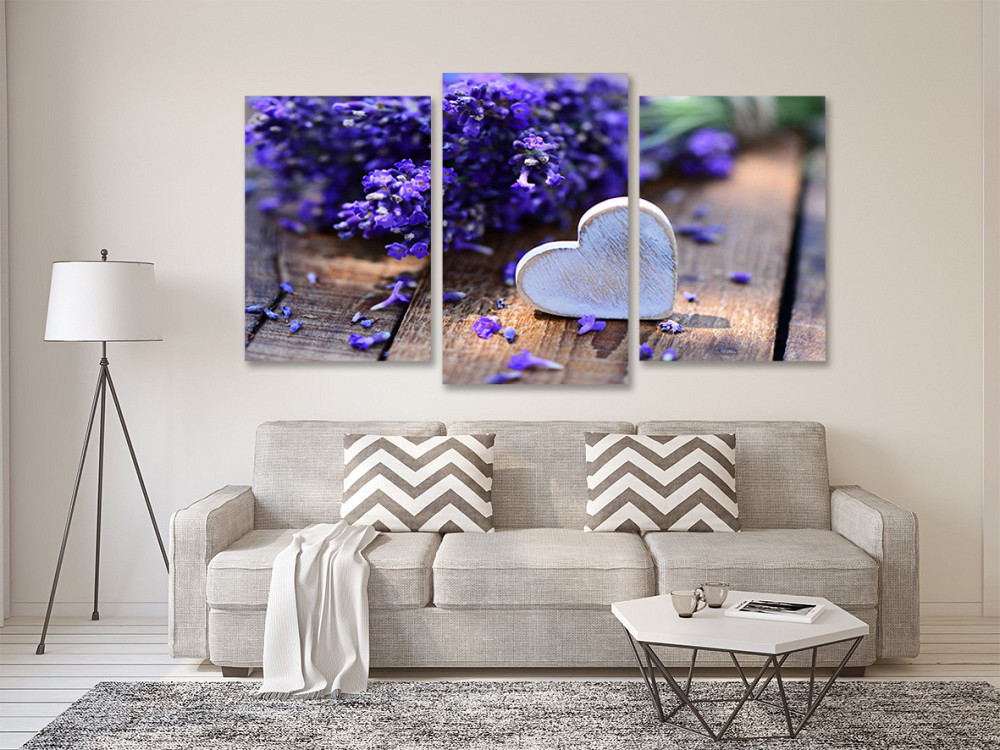 Модульная картина в гостиную / спальню Бузок  Art-576_3 70x130 см Киев - изображение 2