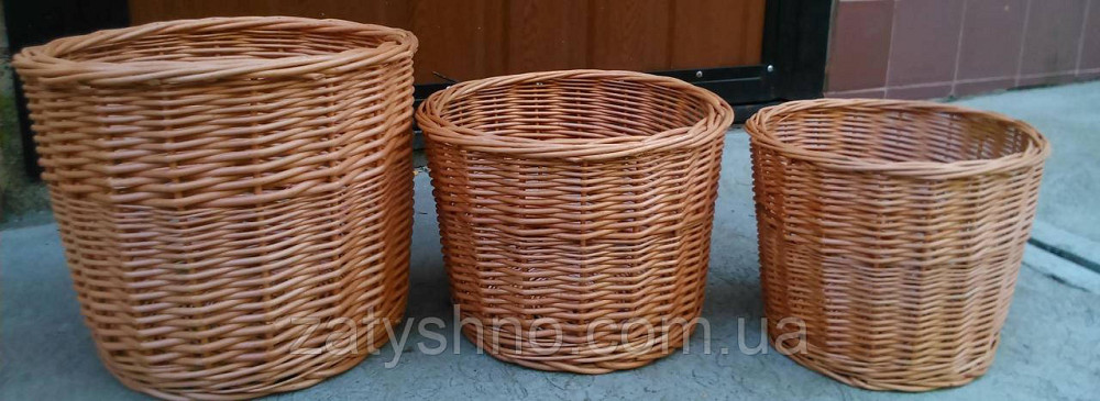 Кошик плетений (будь-який розмір) Київ - фото 2
