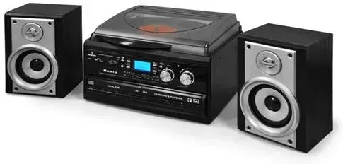 Б/У Вініловий програвач музикальний центр аудіосистема  Auna TCR-186.40 Вт Дніпро