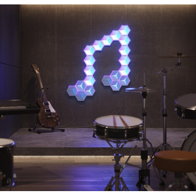 Светильник Govee H106A Glide Hexagon Light Panels Ultra Expansion Pack, 1pc, RGBIC, Wi-Fi/Bluetooth, Purple (H106A007-OF-EU) Винница - изображение 6