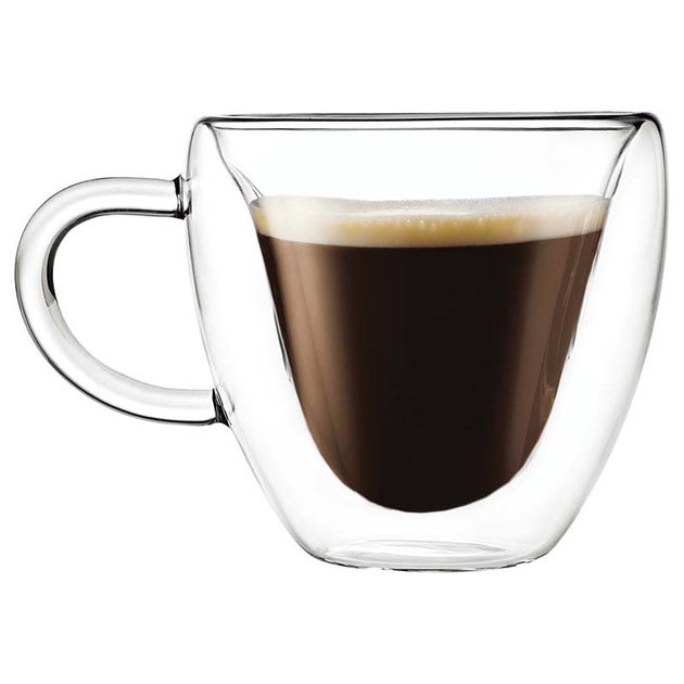 Две чашки с двойным дном Con, Чашка с двойными стенками двойным дном Кружка двойнми стенками стекло MD-54 Львов - изображение 4