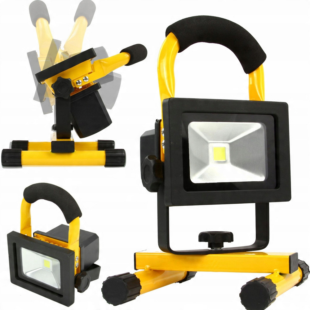 Світлодіодний прожектор акумуляторний 2400 лм з підставкою Mar-Pol (M82734) 50 Вт Нововолинськ - фото 1