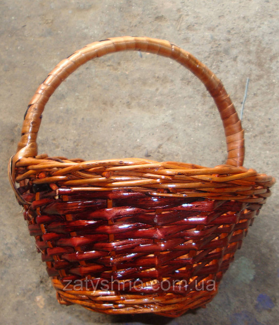 Корзина плетеная лакированая для хранения Киев - изображение 3