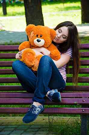 Мягкая игрушка Подарок плюшевый мишка, Плюшевый медведь Потап 50 см Карамельный Тернополь