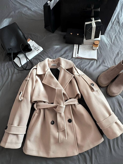 Женское короткое утепленное пальто оверсайз 42-46 Одесса - изображение 5