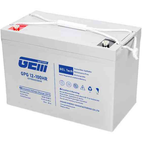 Акумуляторна батарея GEM Battery 12V-100Ah, GEL, L5/T5, (GPG 12-100) Київ