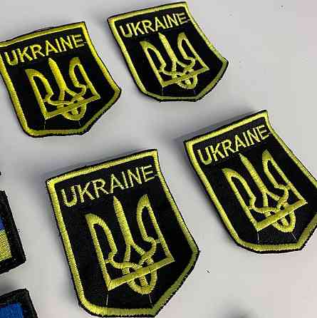 Шеврони Герб України на одяг, якісні військові нашивки на липучці, текстильMasterSem Київ