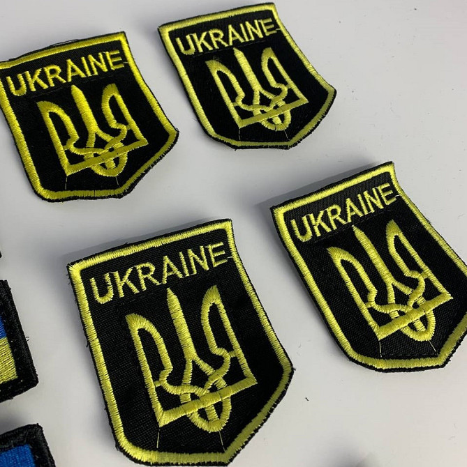 Шеврони Герб України на одяг, якісні військові нашивки на липучці, текстильMasterSem Київ - фото 5