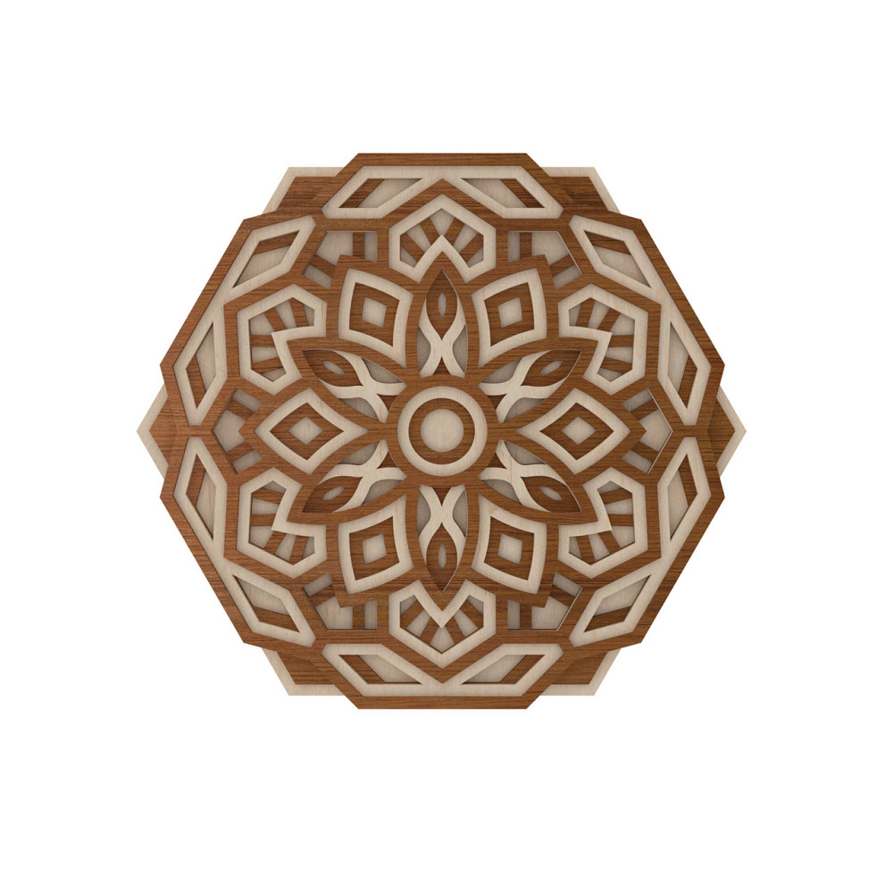 Мандала – Дерев'яний декор на стіну Київ - фото 2