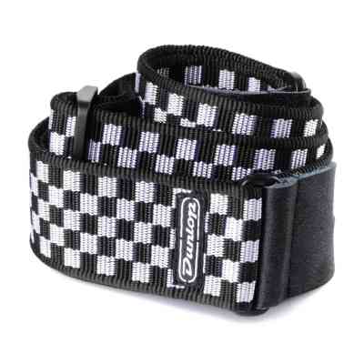 Ремень для гитары Jim Dunlop Classic Black / White Check Strap (D38-31BK) Винница