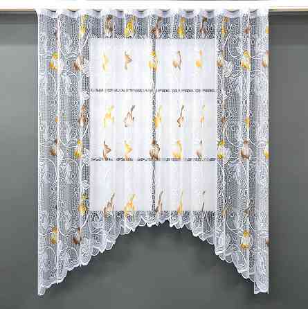 Кухонна арка VR-Textil № 000к жакард білий 300х190 см (51-254) Київ