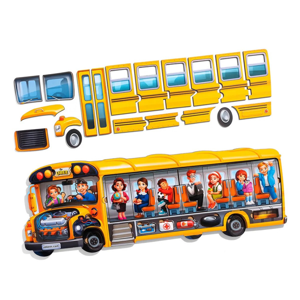 Деревянный пазл-вкладыш 