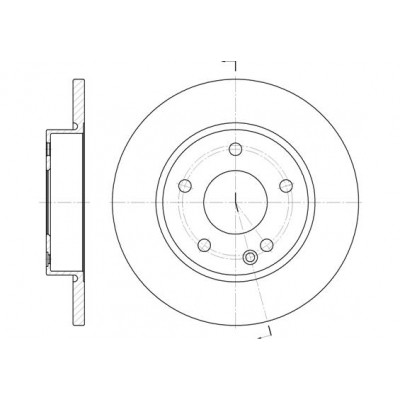 Гальмівний диск REMSA 6526.00 Вінниця - фото 1