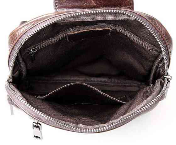 Сумка чоловіча Vintage 14415 Коричнева Київ