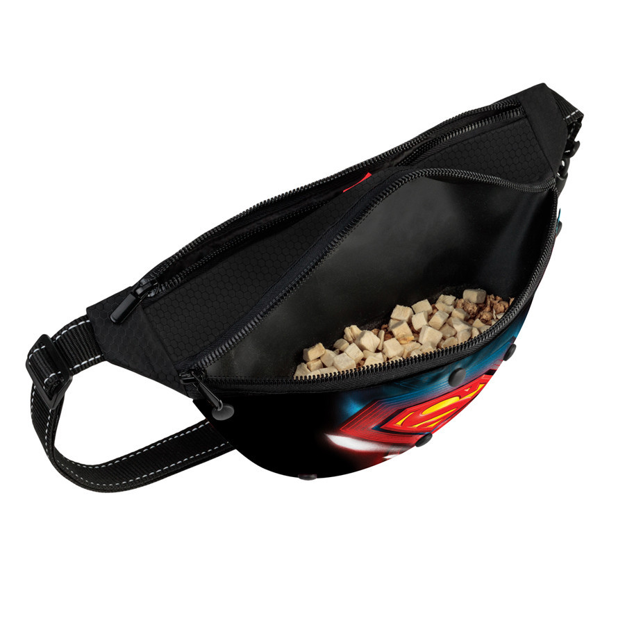 Поясна сумка-бананка WAUDOG Family для корму та аксесуарів, малюнок "Супермен 1", розмір 33*17*10 см Вінниця - фото 3