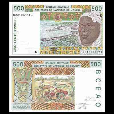 ЗАХІДНА АФРИКА 710Km WEST AFRICAN STATES SENEGAL 500 FRANCS 2002 Unc Полтава