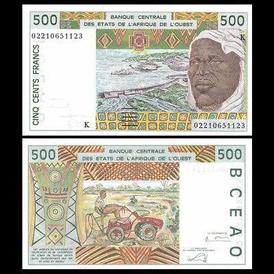 ЗАПАДНАЯ АФРИКА 710Km WEST AFRICAN STATES SENEGAL 500 FRANCS 2002 Unc Полтава - изображение 1