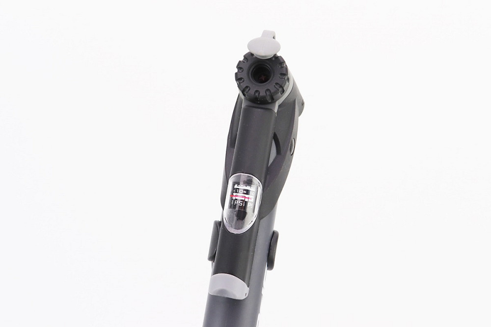 Насос пластмасовий з вузьким манометром, Т-ручкою, чорний SPM-1961P Київ - фото 3