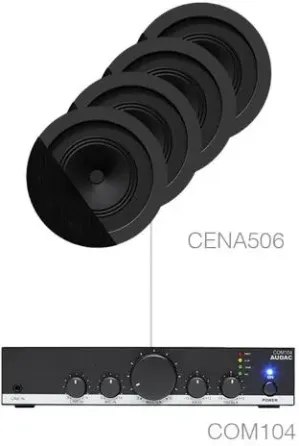 Колонка  Zestaw nagłośnienia - Audac CANTO5.4/B 4 x CENA506 + COM104 Black Київ