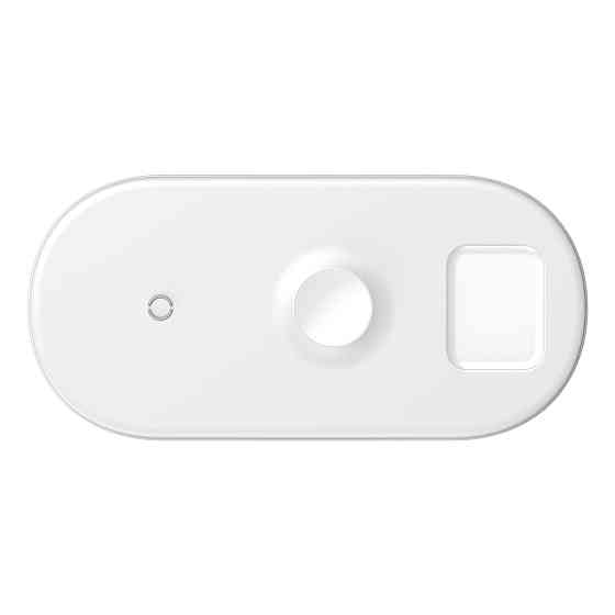 БЗП Baseus Smart 3in1 Wireless Charger For Phone+Watch+Pods White Київ